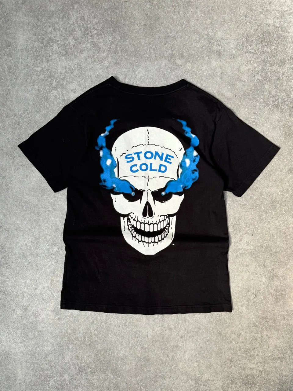 00s Stone Cold WWE Black Graphic Tee