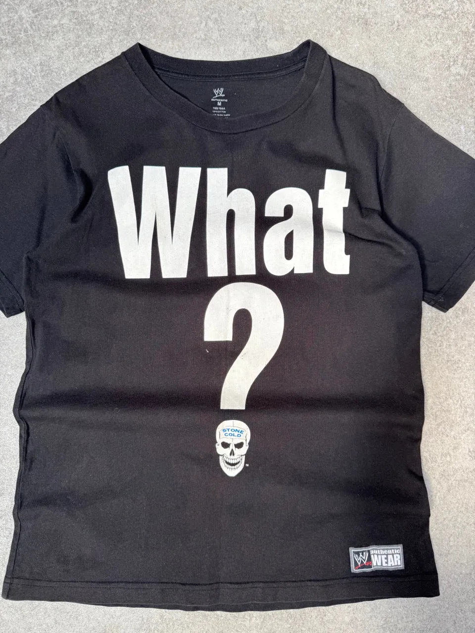 00s Stone Cold WWE Black Graphic Tee