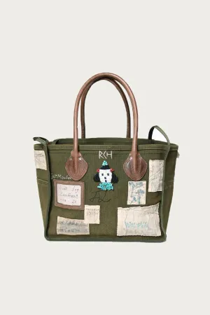 #4 ARMY Canvas MILK BAG (10 Years)XS - Khaki