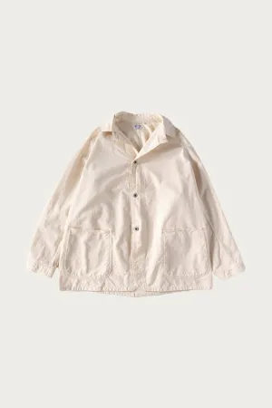 40's WWII Denim Coverall (Loose Fit) - Ecru