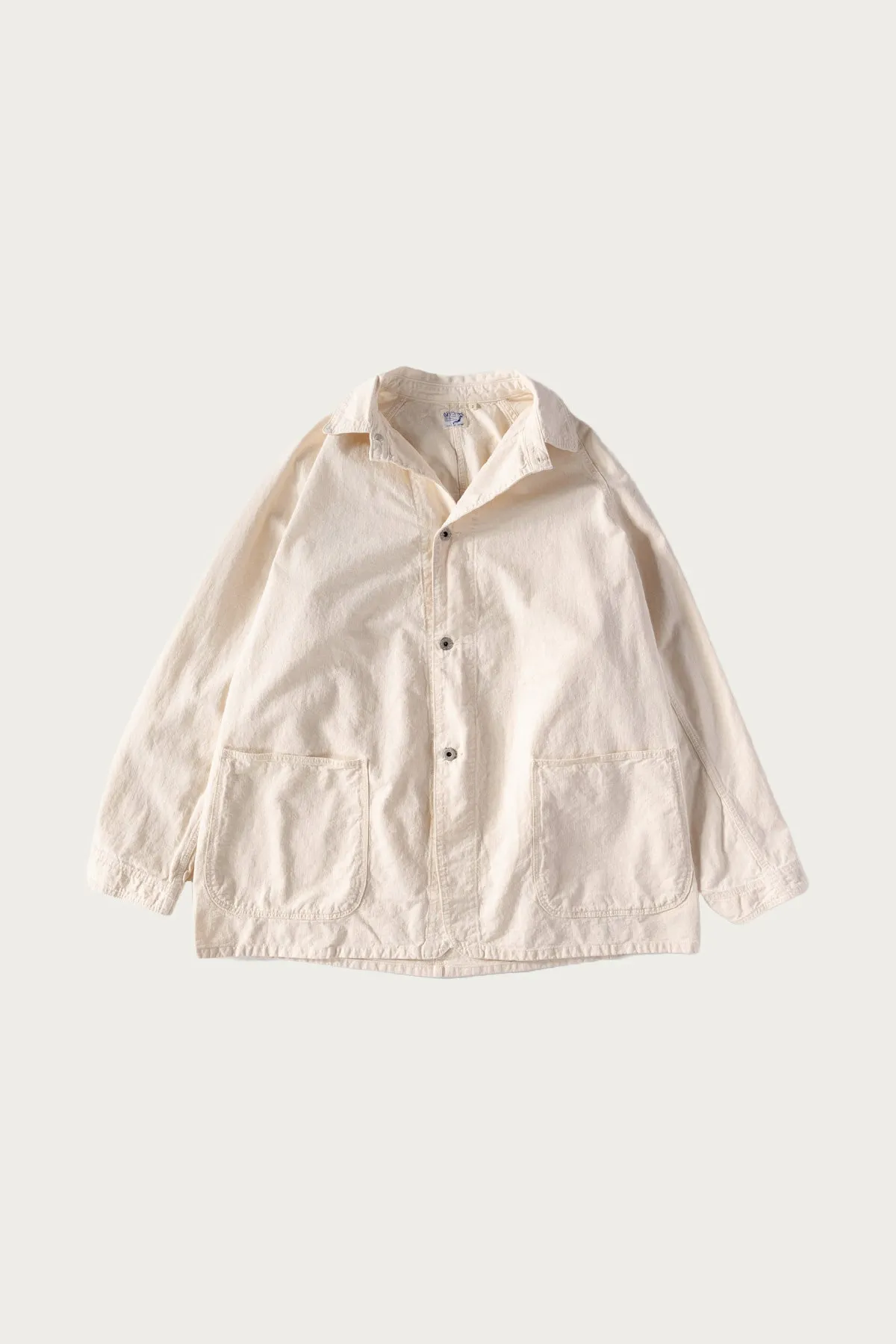 40's WWII Denim Coverall (Loose Fit) - Ecru