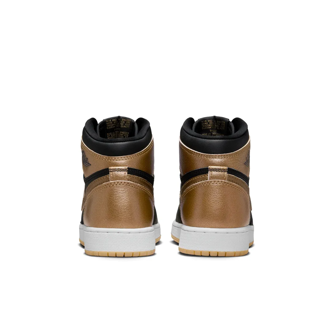 AIR JORDAN 1 HIGH OG (GS) BLACK AND GOLD