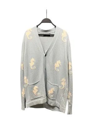 AMIRI/Cardigan/XS/Graphic/Wool/BLU/SEAHORSE GRAPHIC