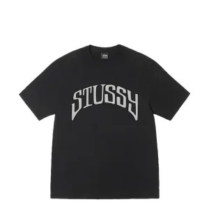 ARCHED TEE PIGMENT DYED BLACK