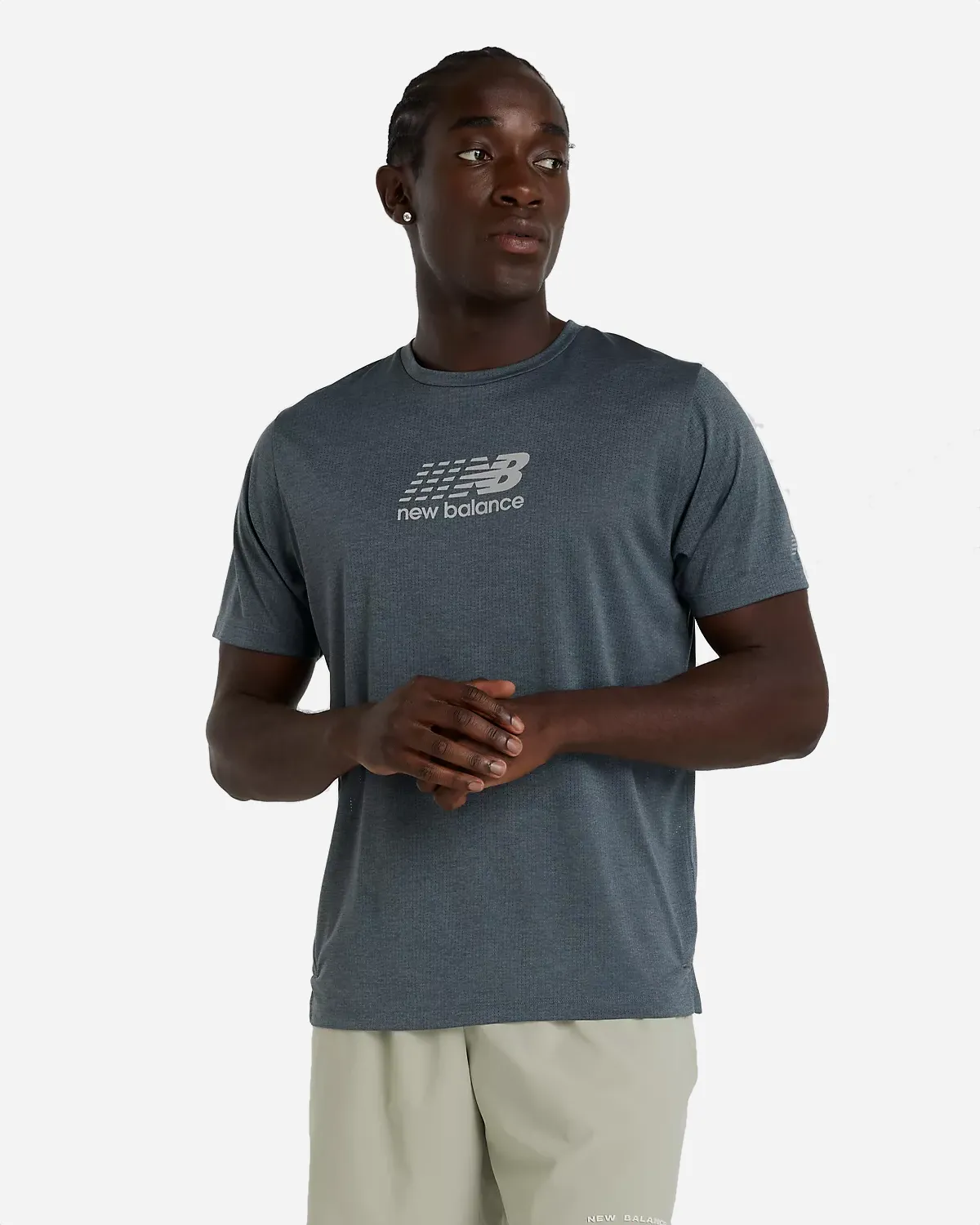 Athletics Reflective Graphic T-Shirt - Graphite
