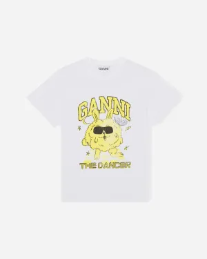 Basic Jersey Dance Bunny Relaxed T-shirt - Bright White
