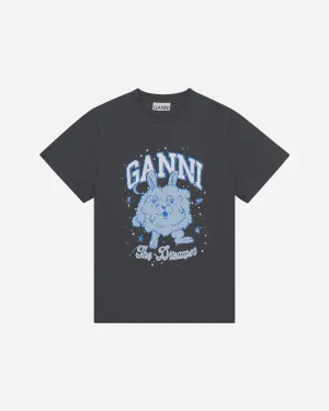 Basic Jersey Dream Bunny Relaxed T-shirt - Volcanic Ash