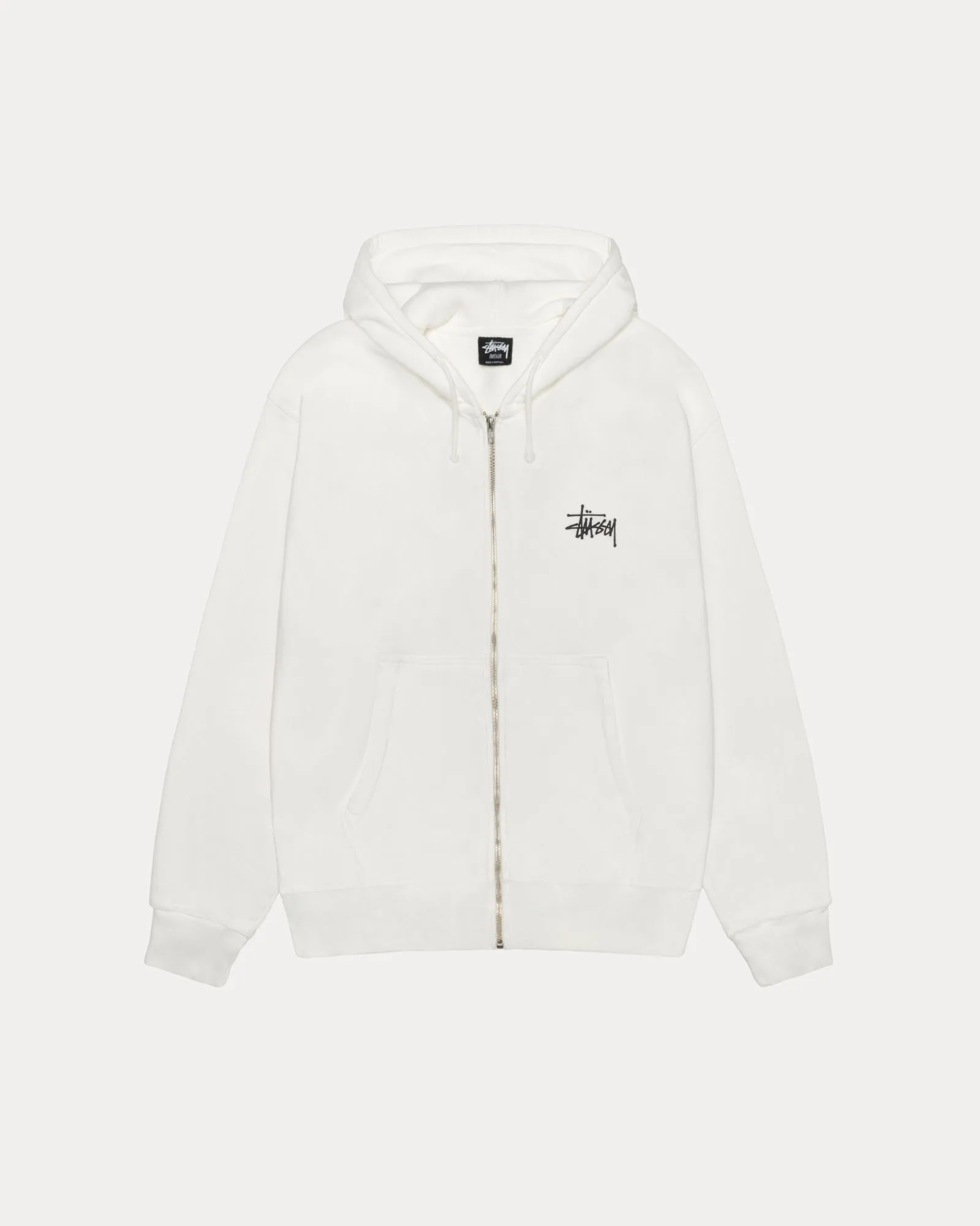 BASIC STSSY ZIP HOODIE PIGMENT DYED
