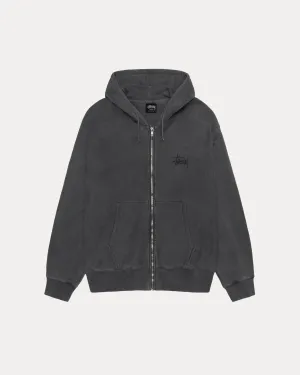 BASIC STSSY ZIP HOODIE PIGMENT DYED