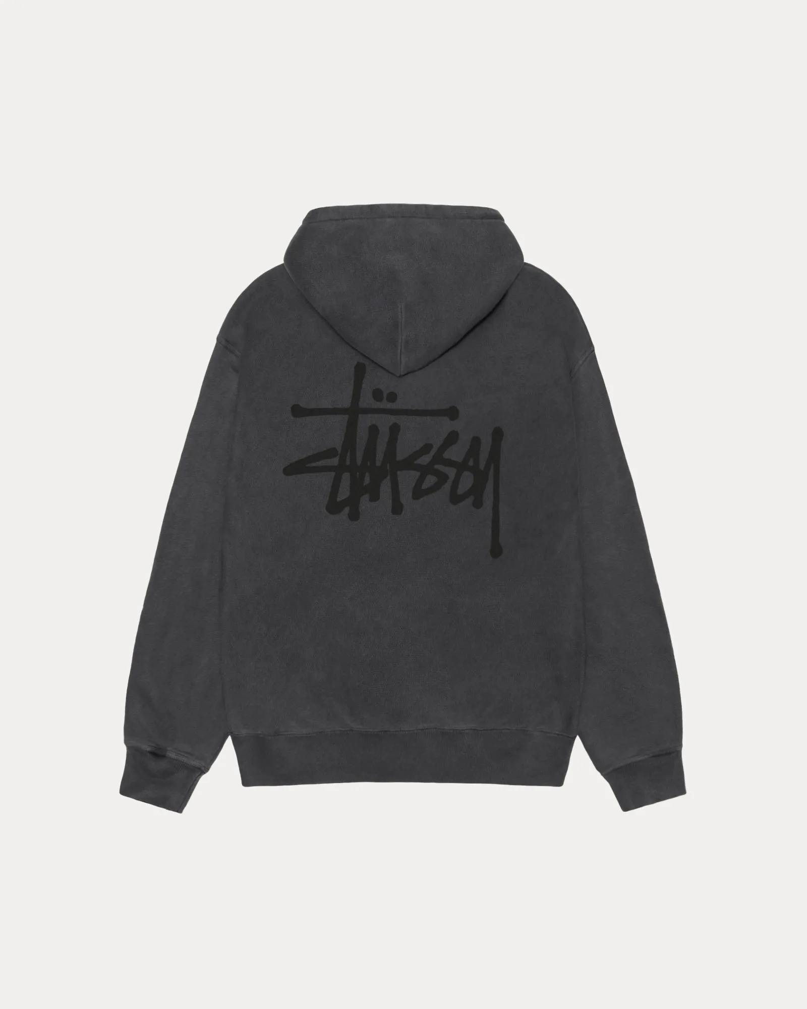 BASIC STSSY ZIP HOODIE PIGMENT DYED