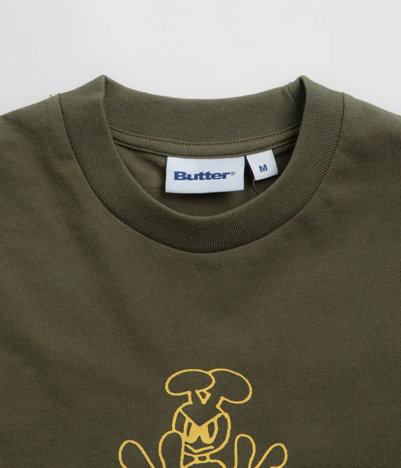 Butter Goods Alien T-Shirt - Army