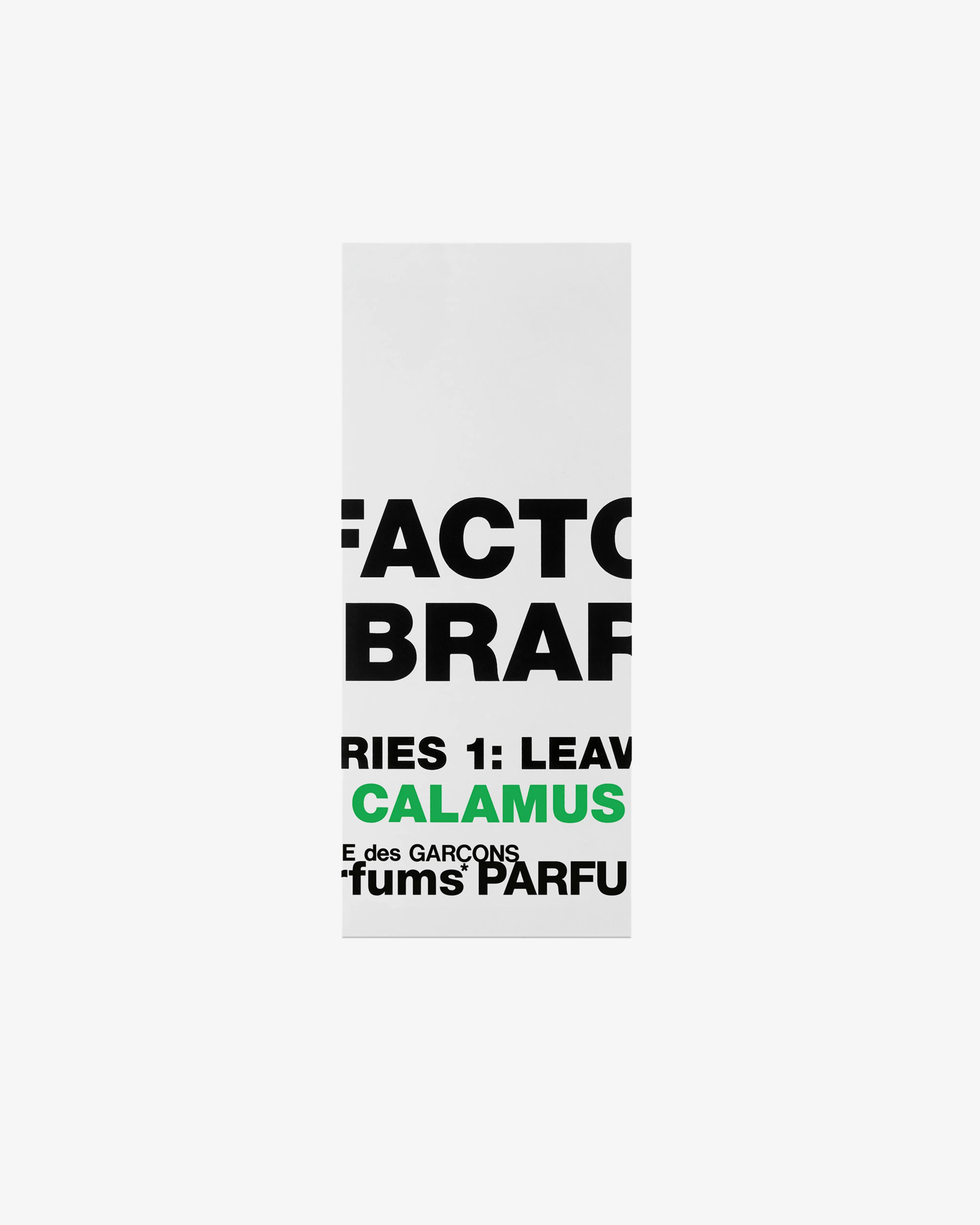 CDG Parfum - Olfactory: Series 1 Leaves Calamus Eau de Toilette - (50ML)