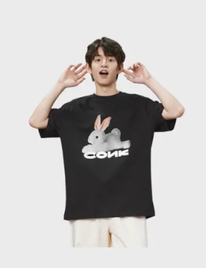 Conklab Graphic Bunny  Print Series Tee (Black)