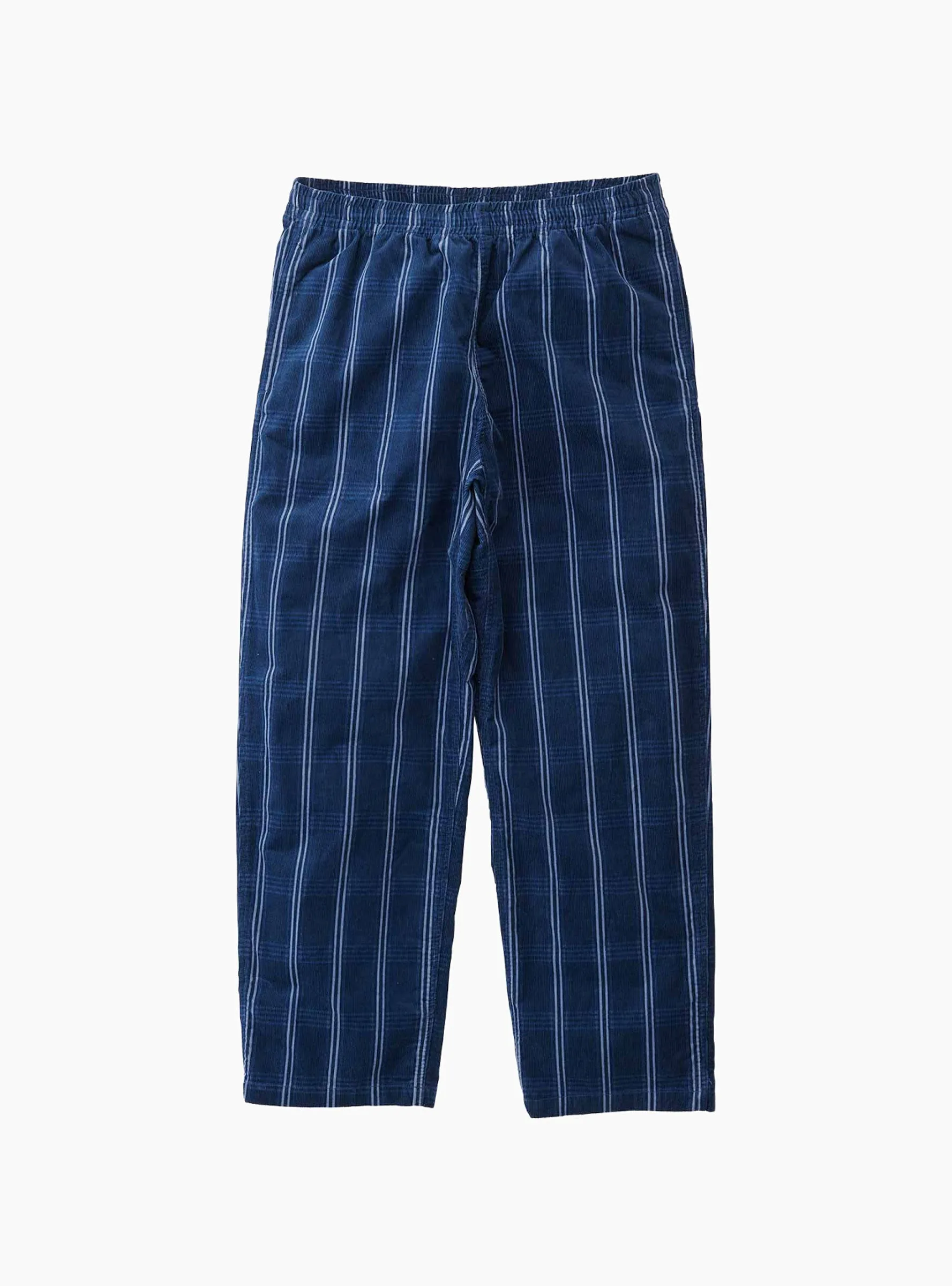 Corduroy Swell Pant Navy Check