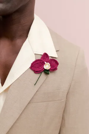 CROCHETED BROOCH