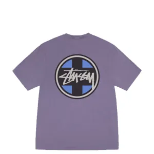 CROSS DOT TEE PIGMENT DYED GRAPE
