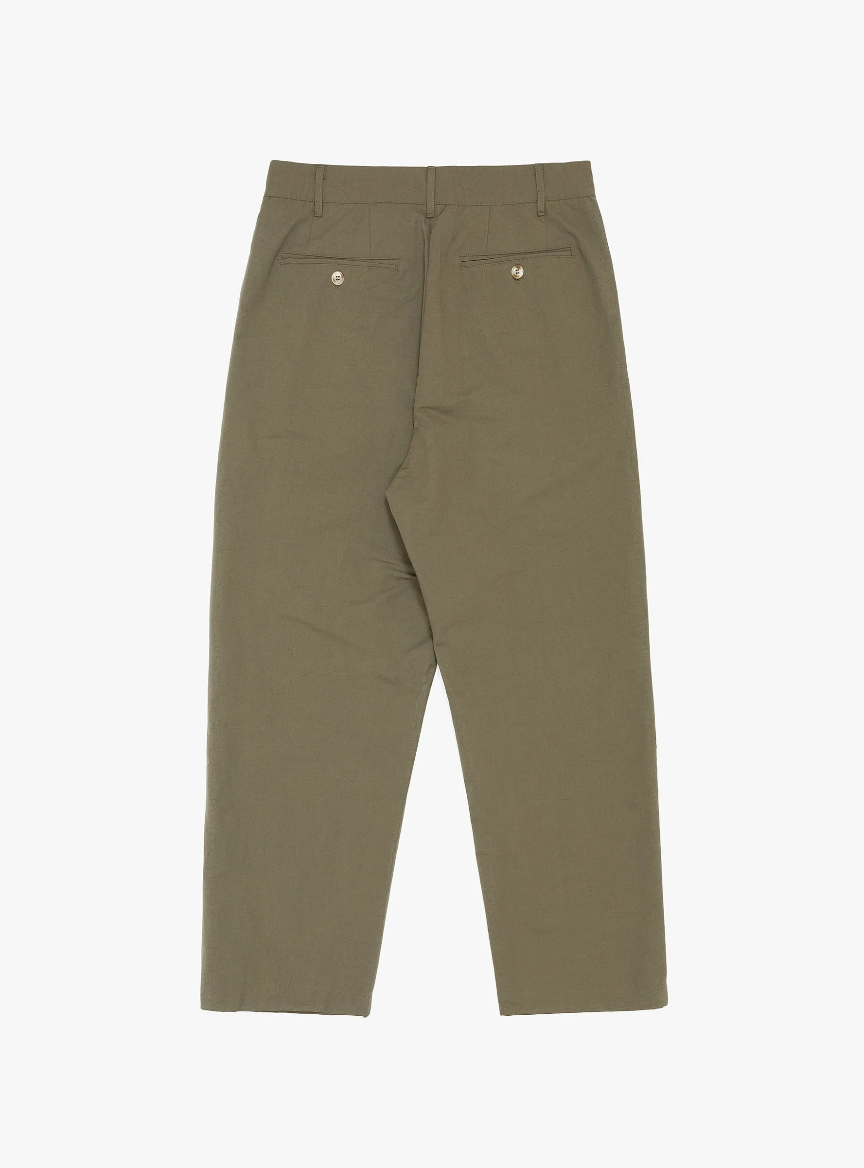 Double Pleated Pant Dusty Khaki