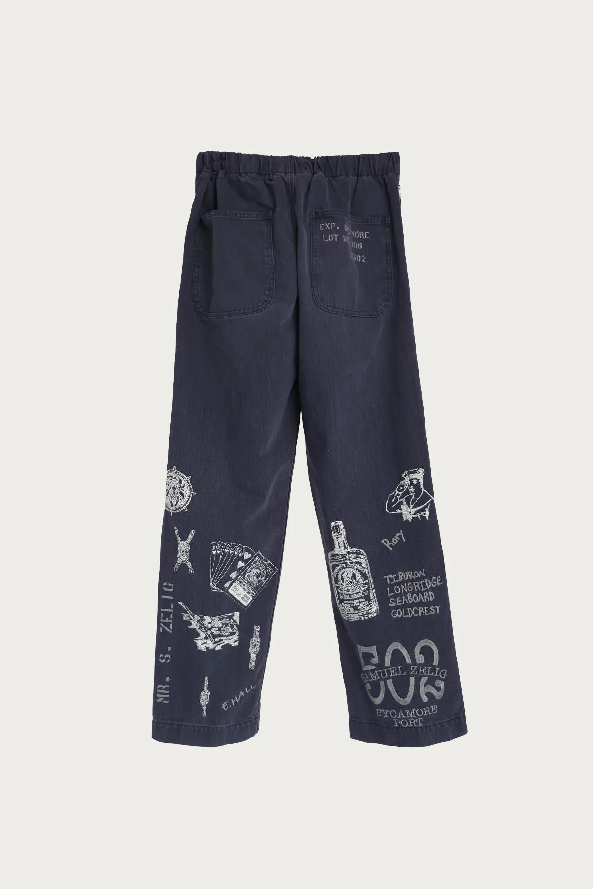Duffle Pant - Navy
