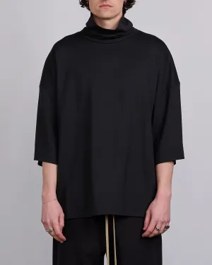 Fear of God High Neck Short Sleeve T-Shirt Black