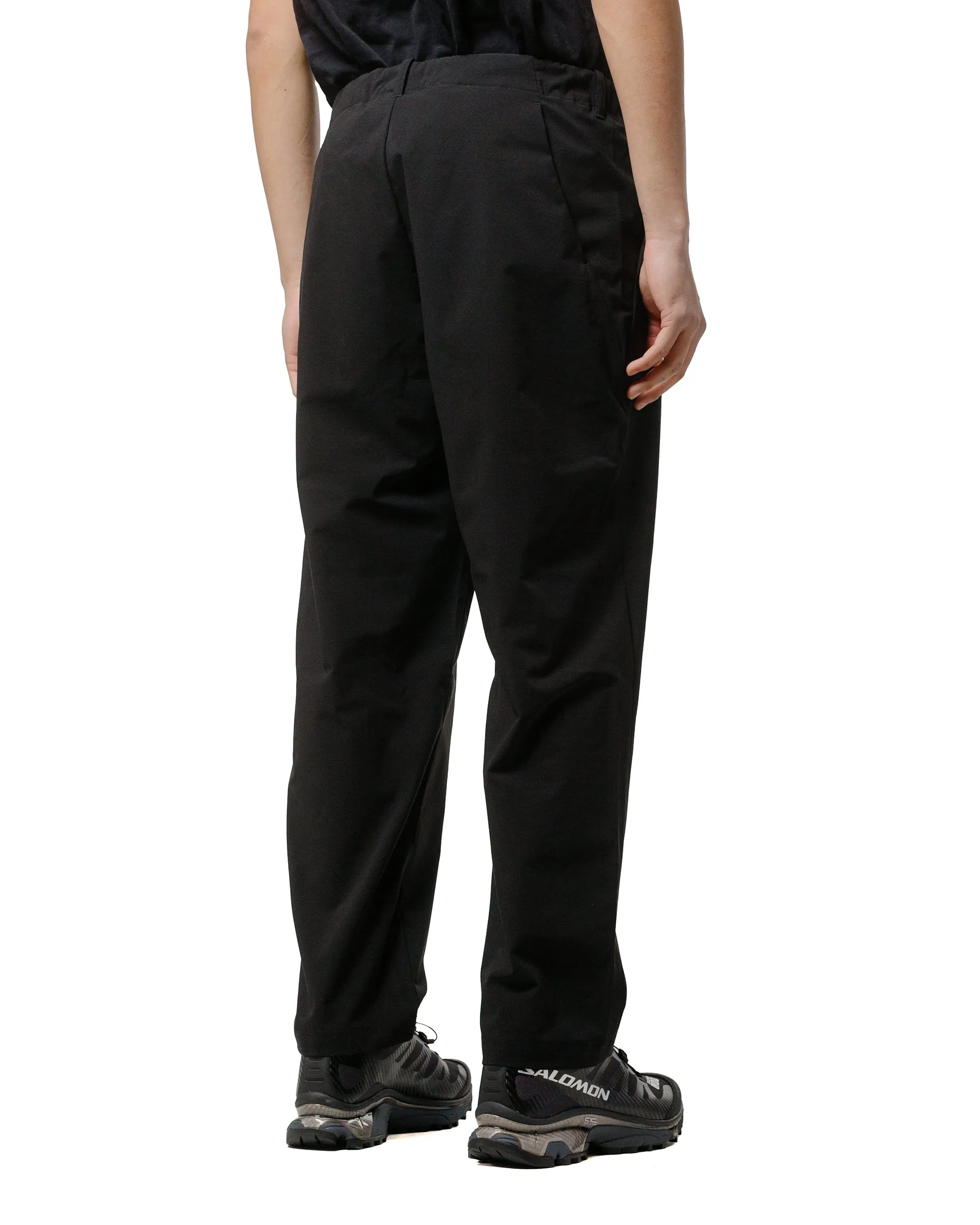 Goldwin One Tuck Tapered Light Pants Black