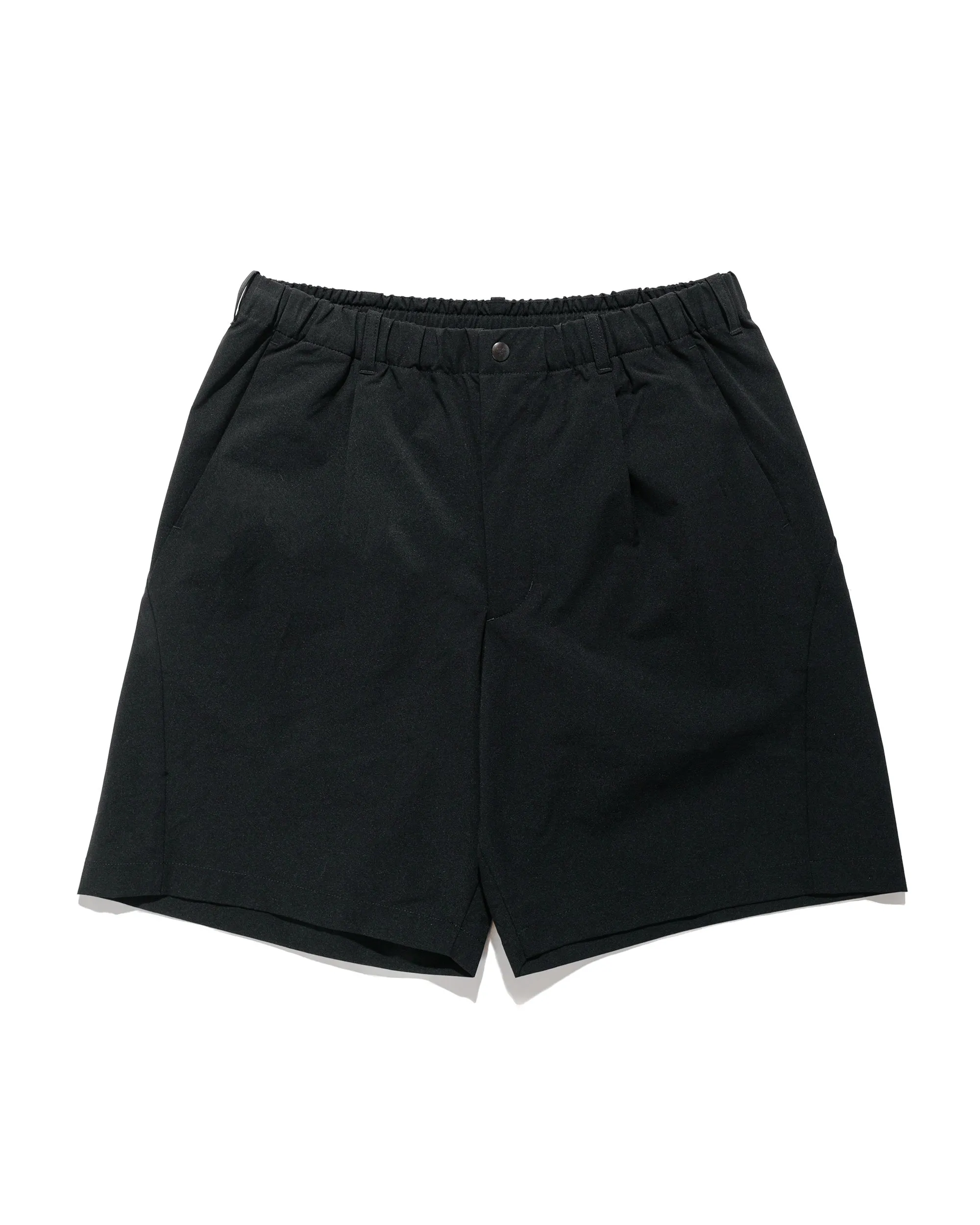 Goldwin One Tuck Tapered Light Stretch Shorts Black