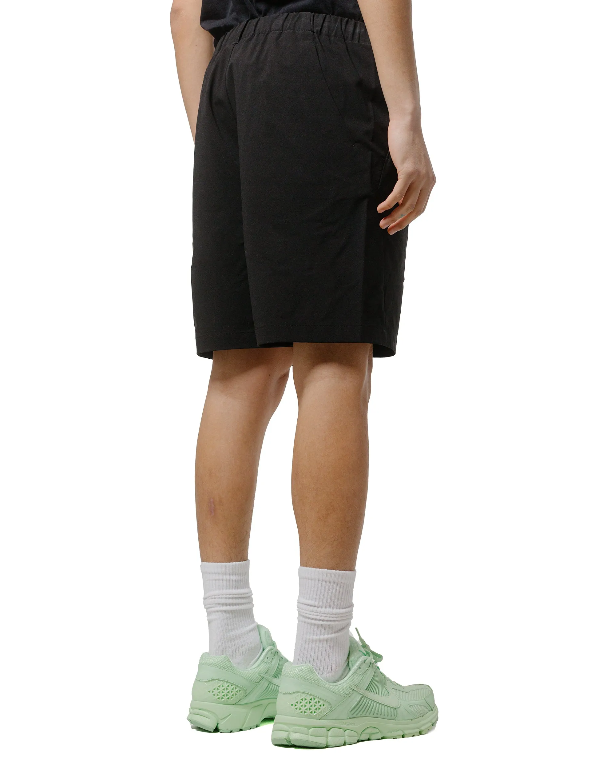 Goldwin One Tuck Tapered Light Stretch Shorts Black
