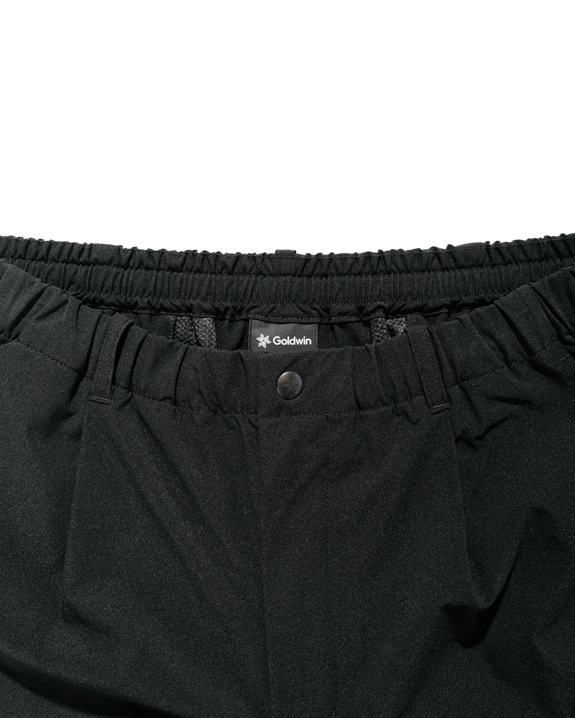 Goldwin One Tuck Tapered Light Stretch Shorts Black