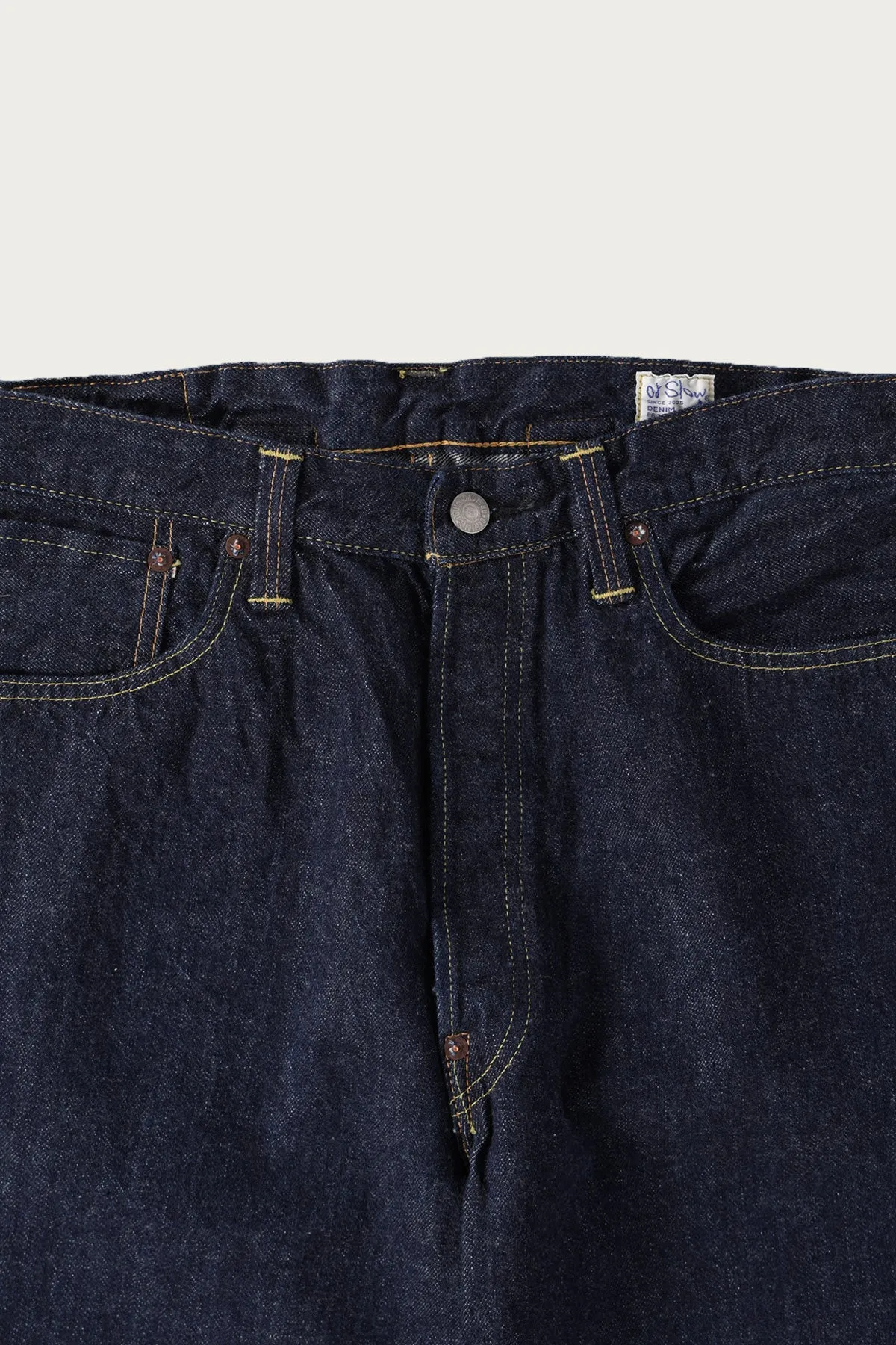 Grand Dad's Fit Denim Pants - One Wash