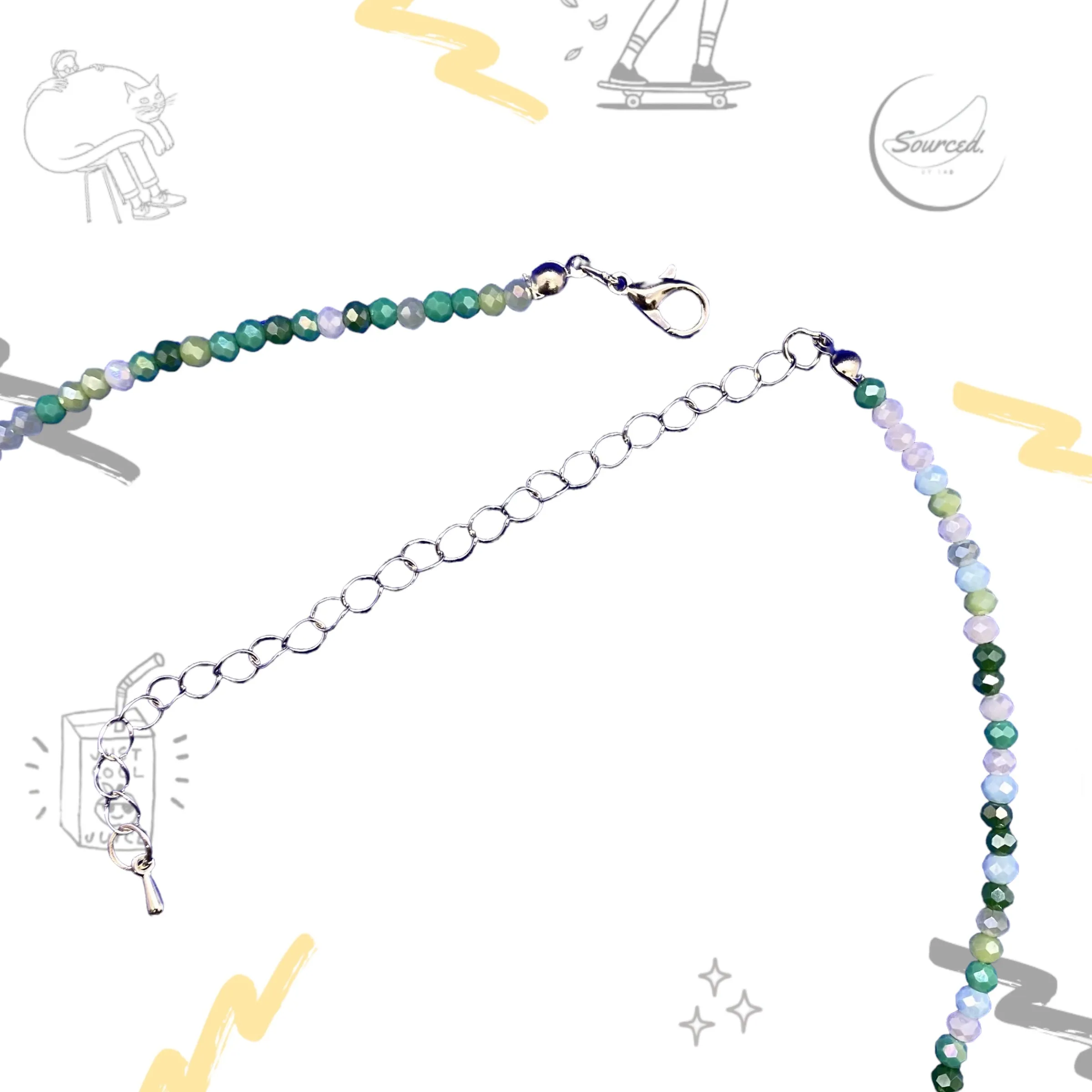 Green Beaded Necklace