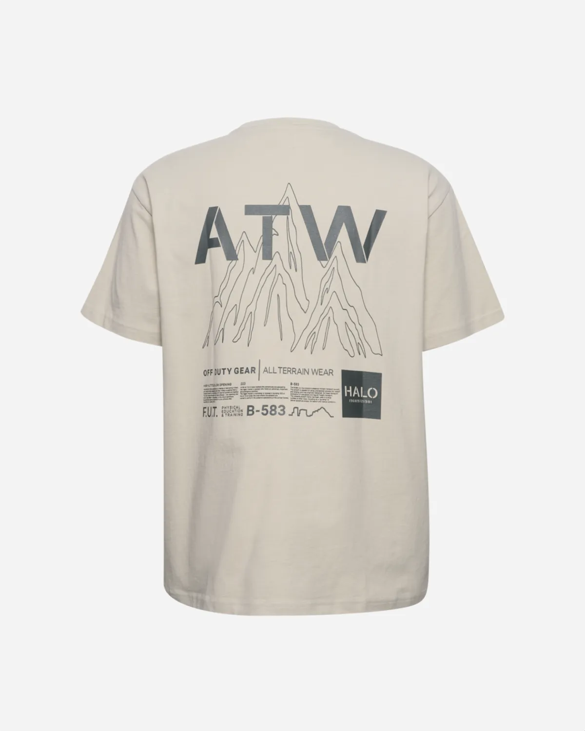 Halo Graphic T-shirt 02 - Silver Lining