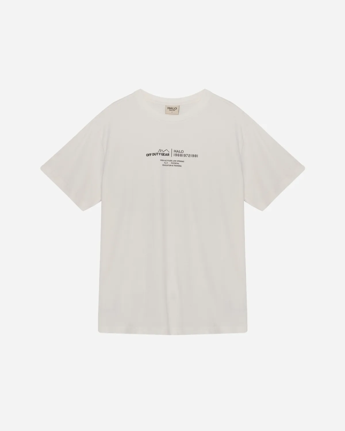 Halo Graphic T-shirt - Marshmallow/Black