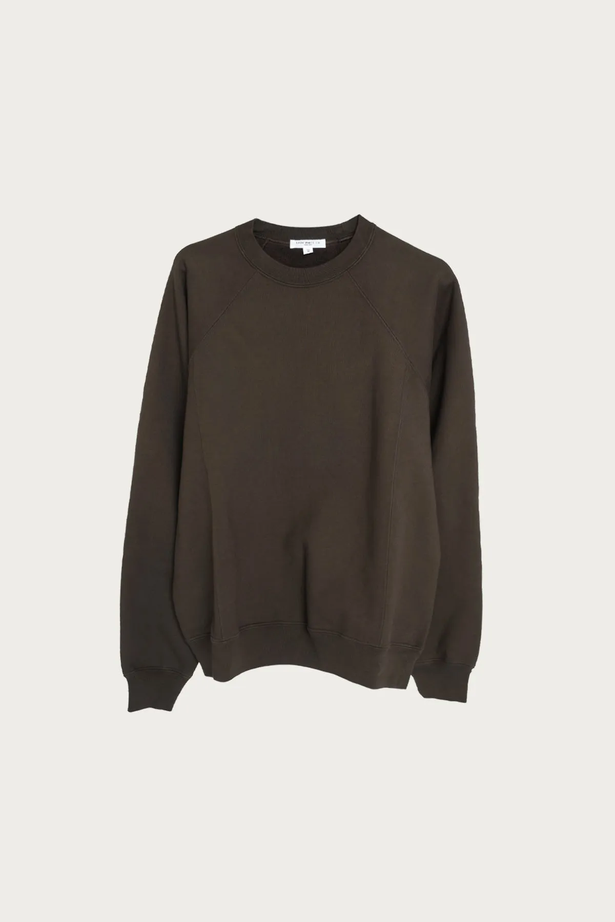 Heavy Gusset Crewneck - Black Olive