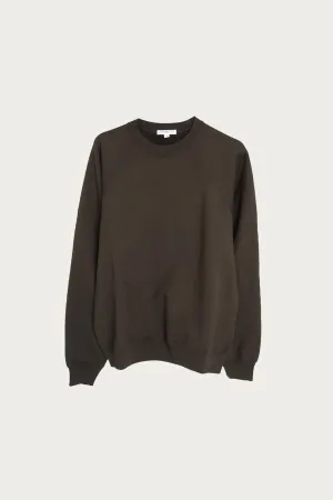 Heavy Gusset Crewneck - Black Olive
