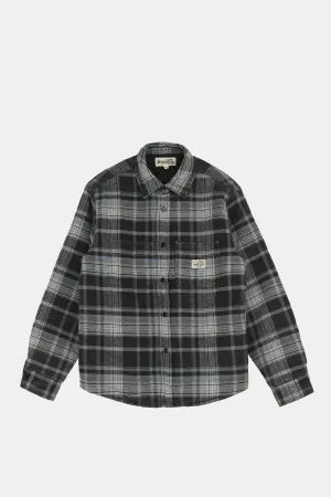 Heavy Washed Plaid Shirt