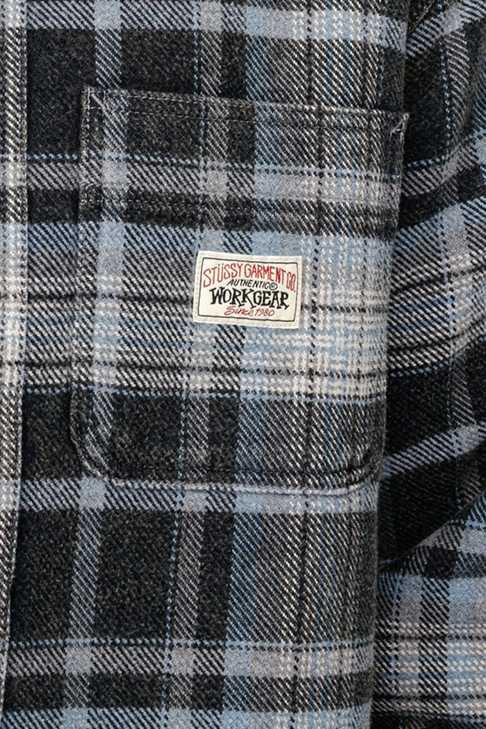 Heavy Washed Plaid Shirt