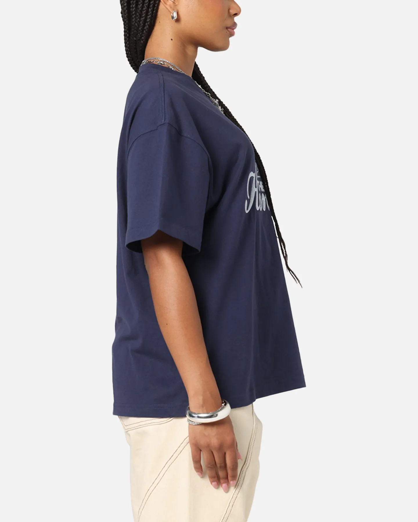 Honor The Gift Auto Club Boxy T-Shirt Navy