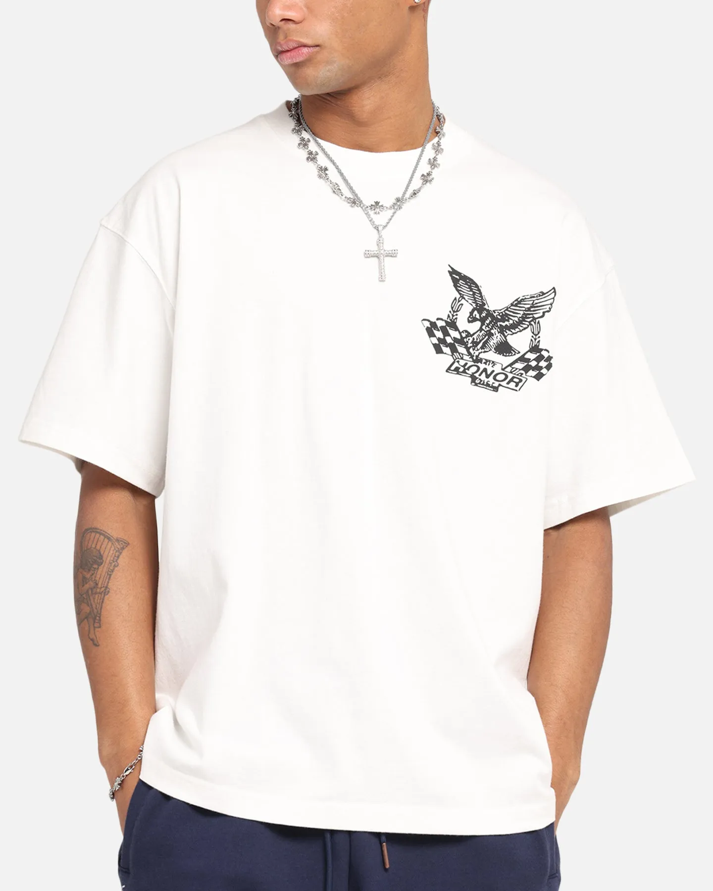 Honor The Gift Vintage Oil T-Shirt White