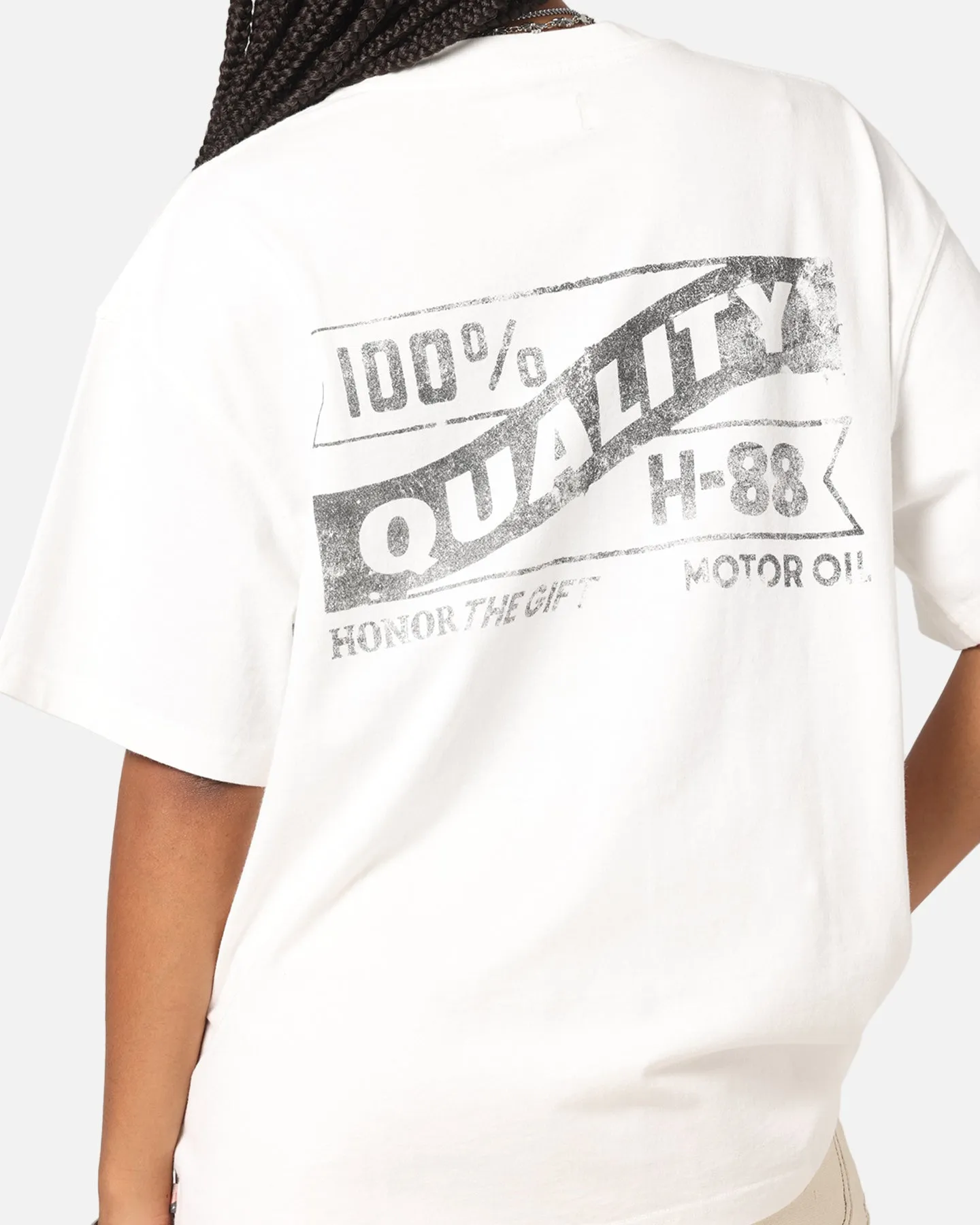 Honor The Gift Vintage Oil T-Shirt White