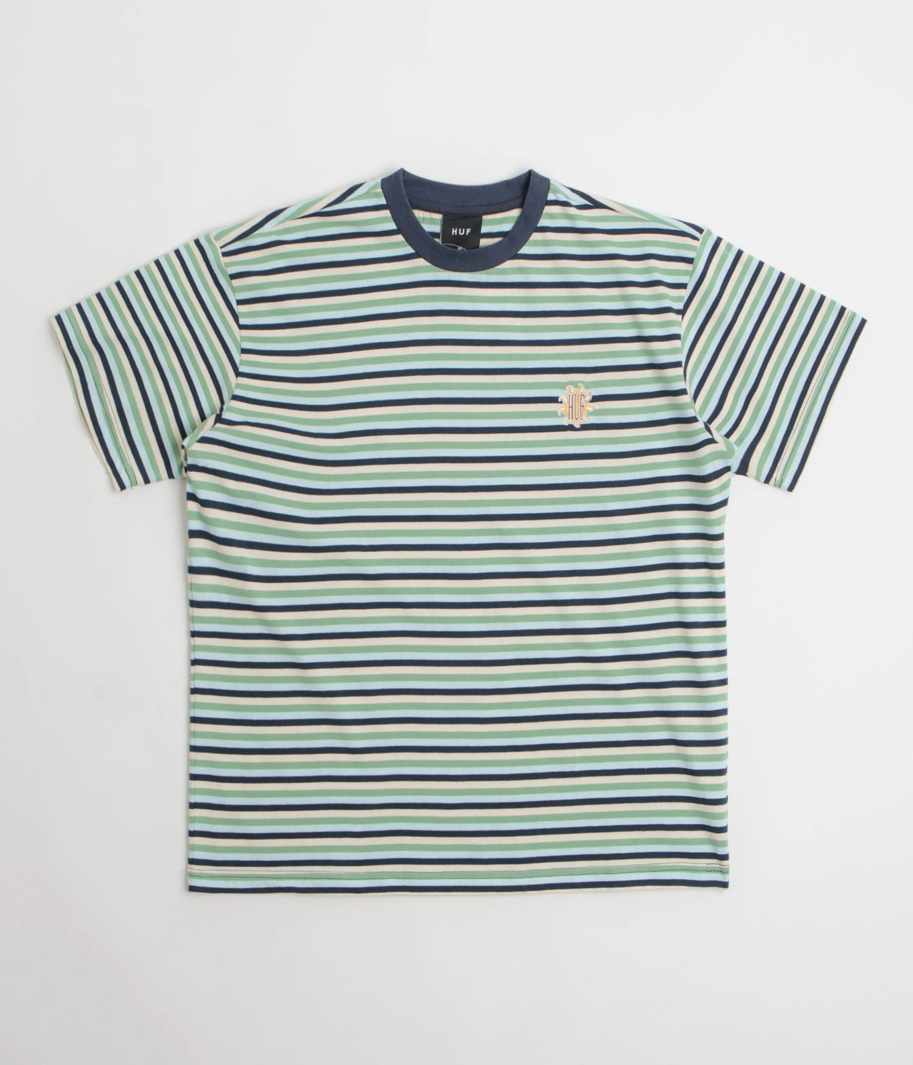 HUF Apollo Striped T-Shirt - Blue