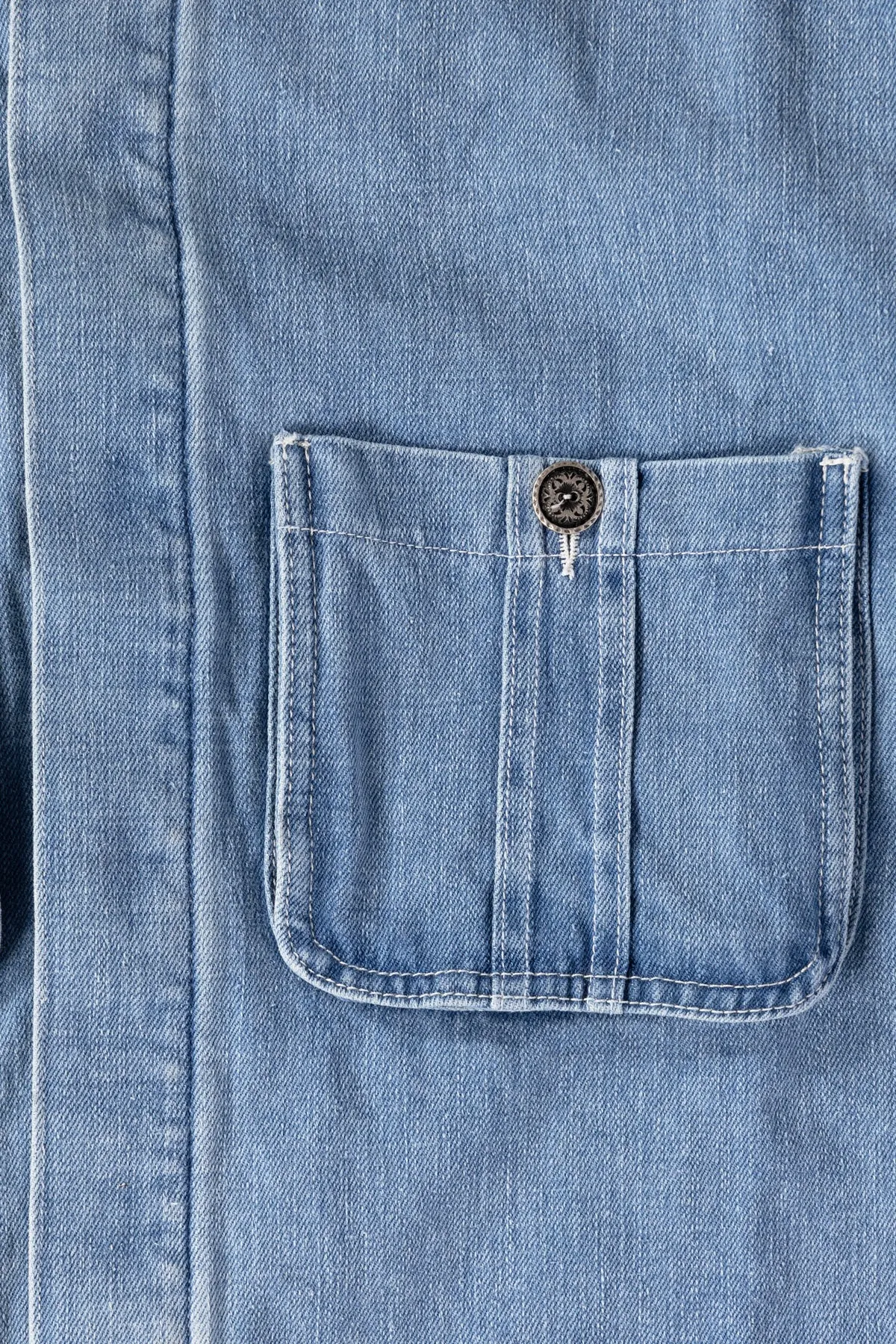 Into The Mystic Hemp Denim Overshirt - Light Wash
