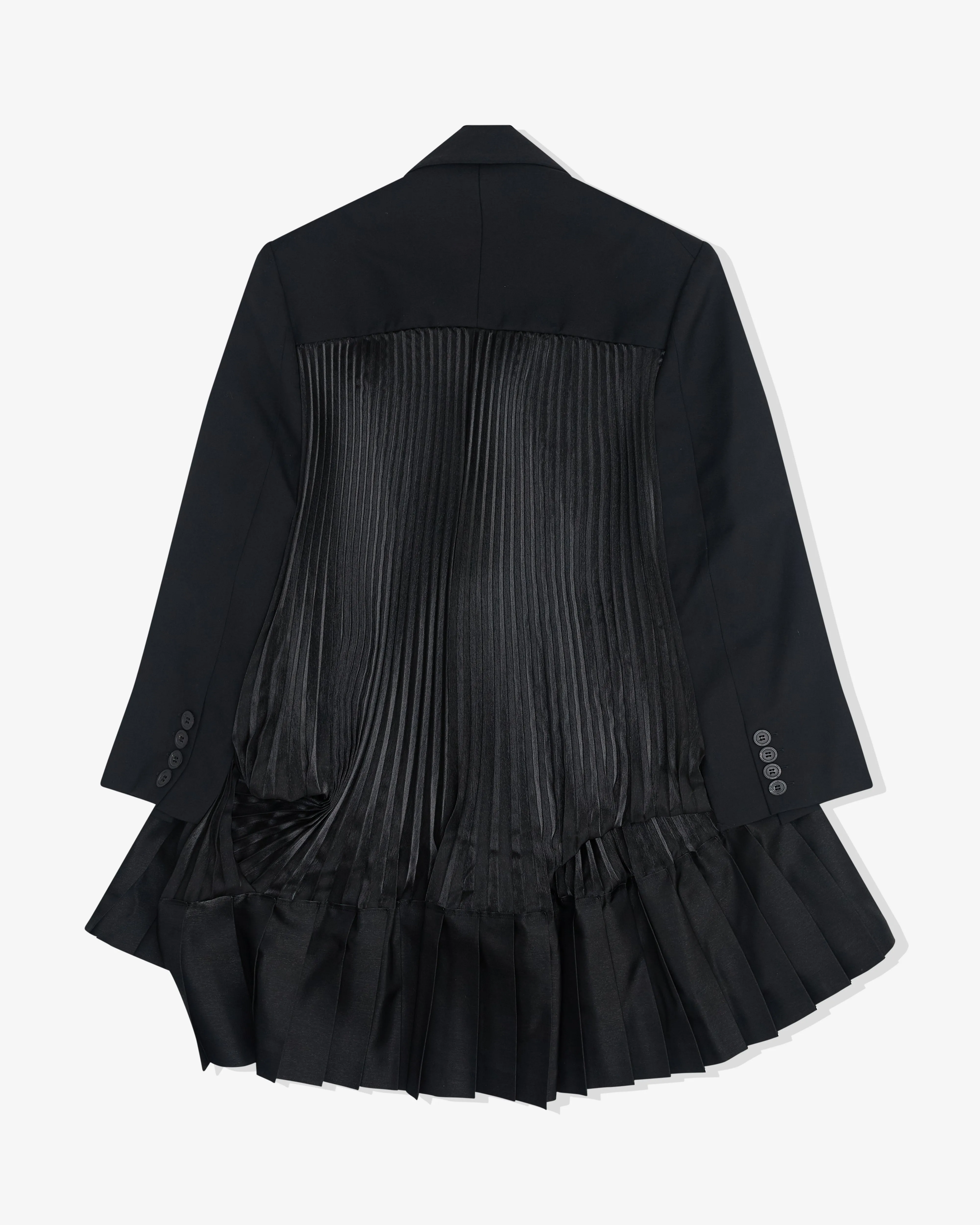 Junya Watanabe - Women's Pleated Panelled Blazer Cape - (Black)