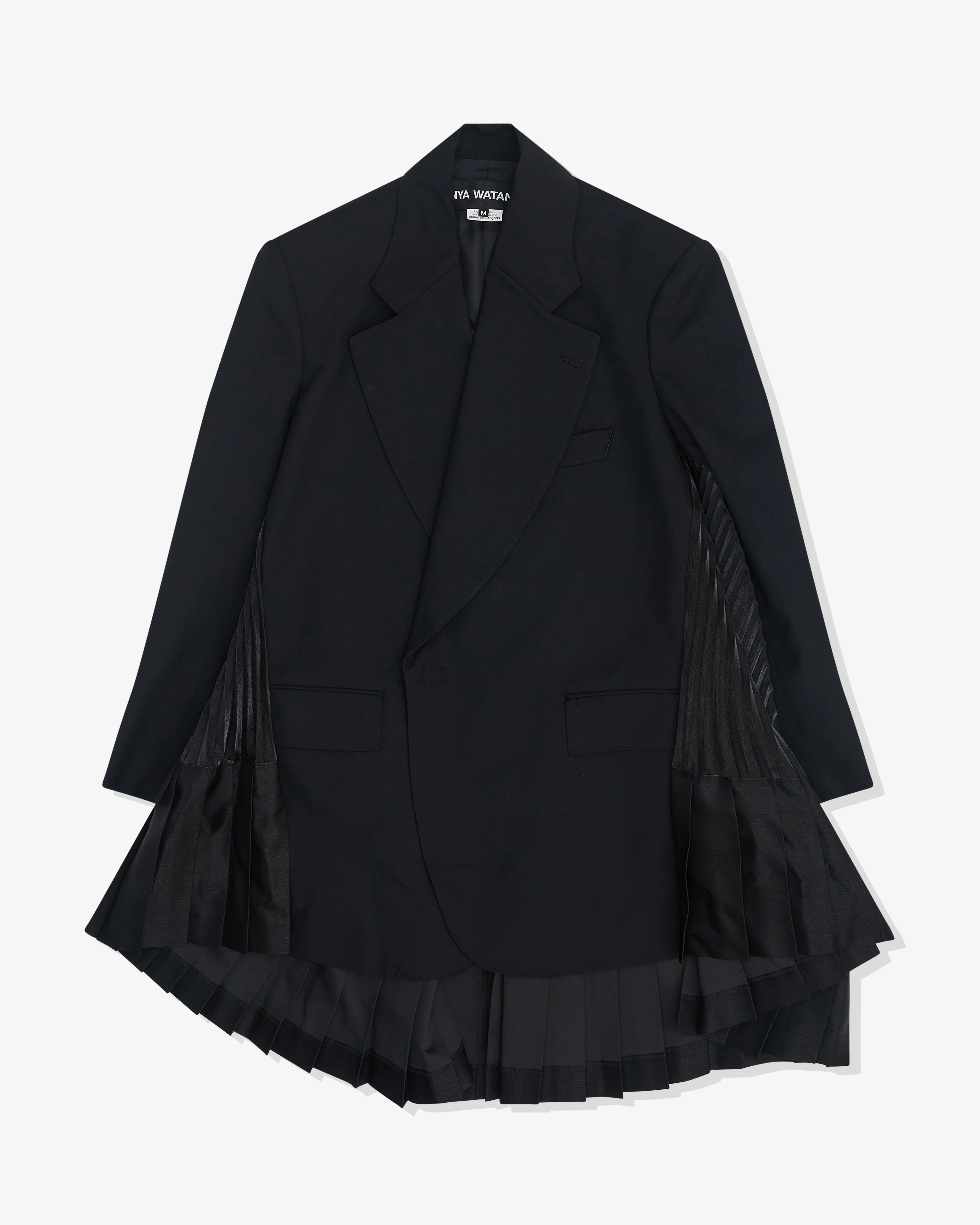 Junya Watanabe - Women's Pleated Panelled Blazer Cape - (Black)