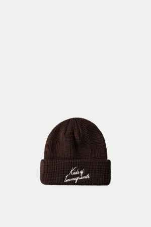 Kids Of Immigrants Script Beanie