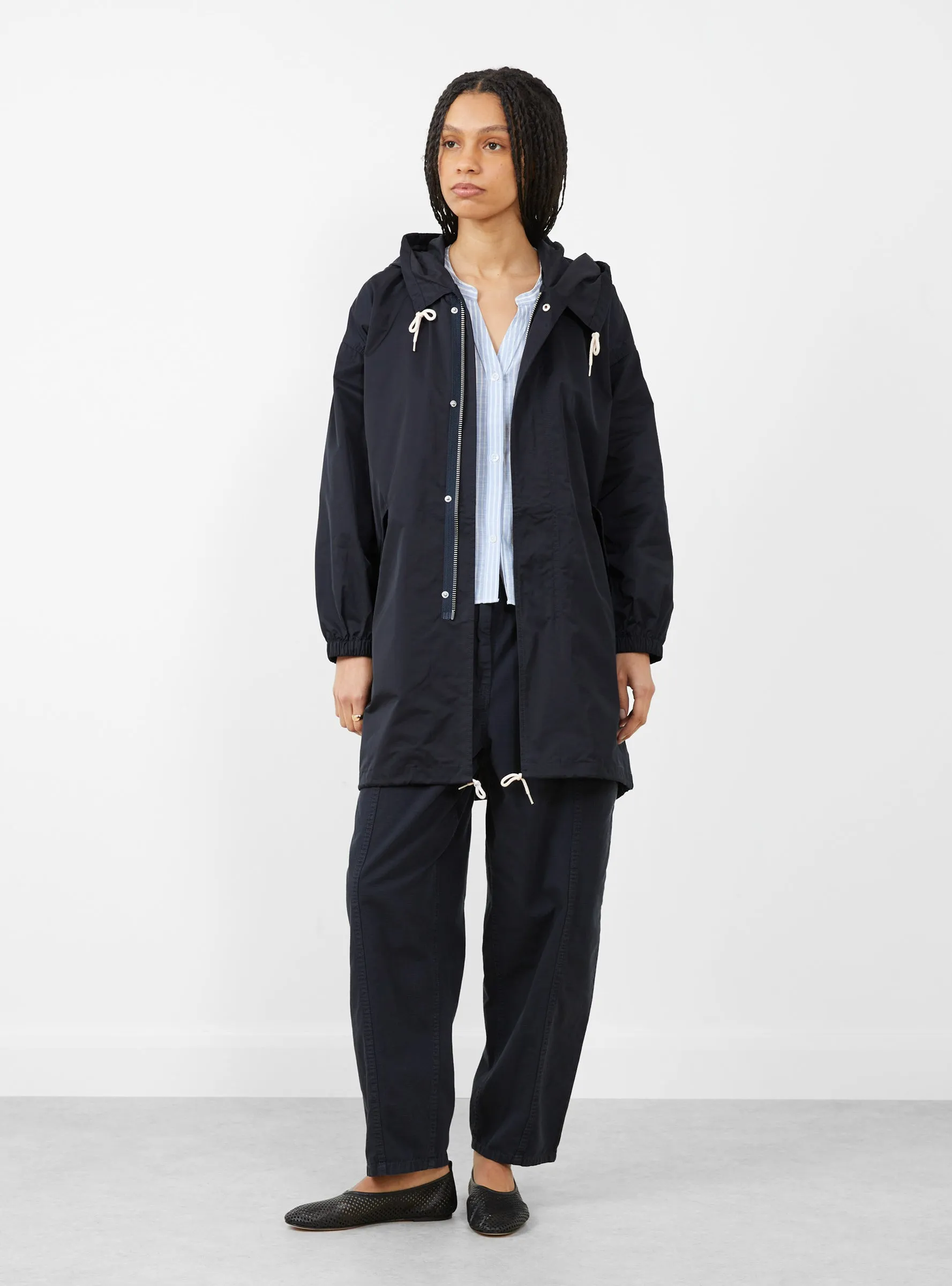 Laos Shell Parka Navy