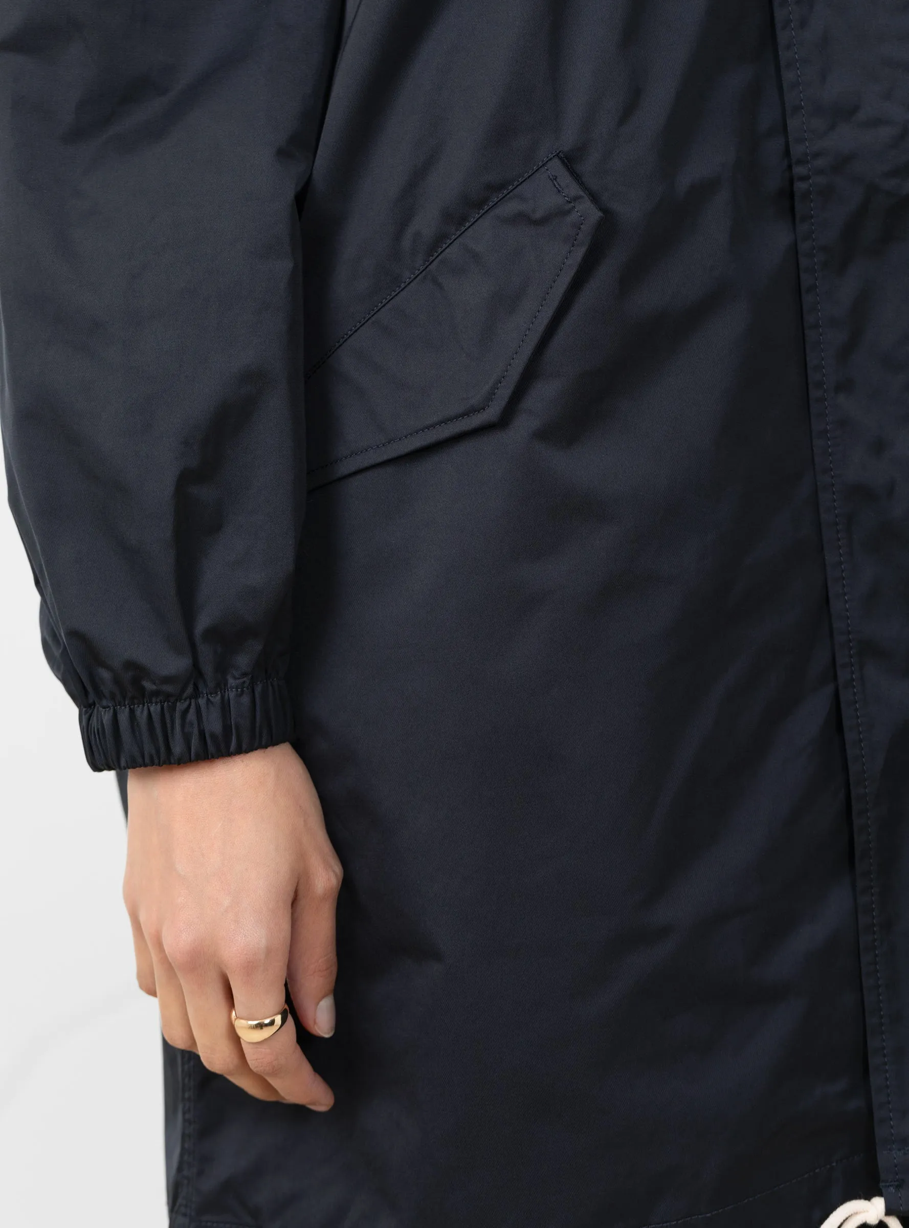 Laos Shell Parka Navy