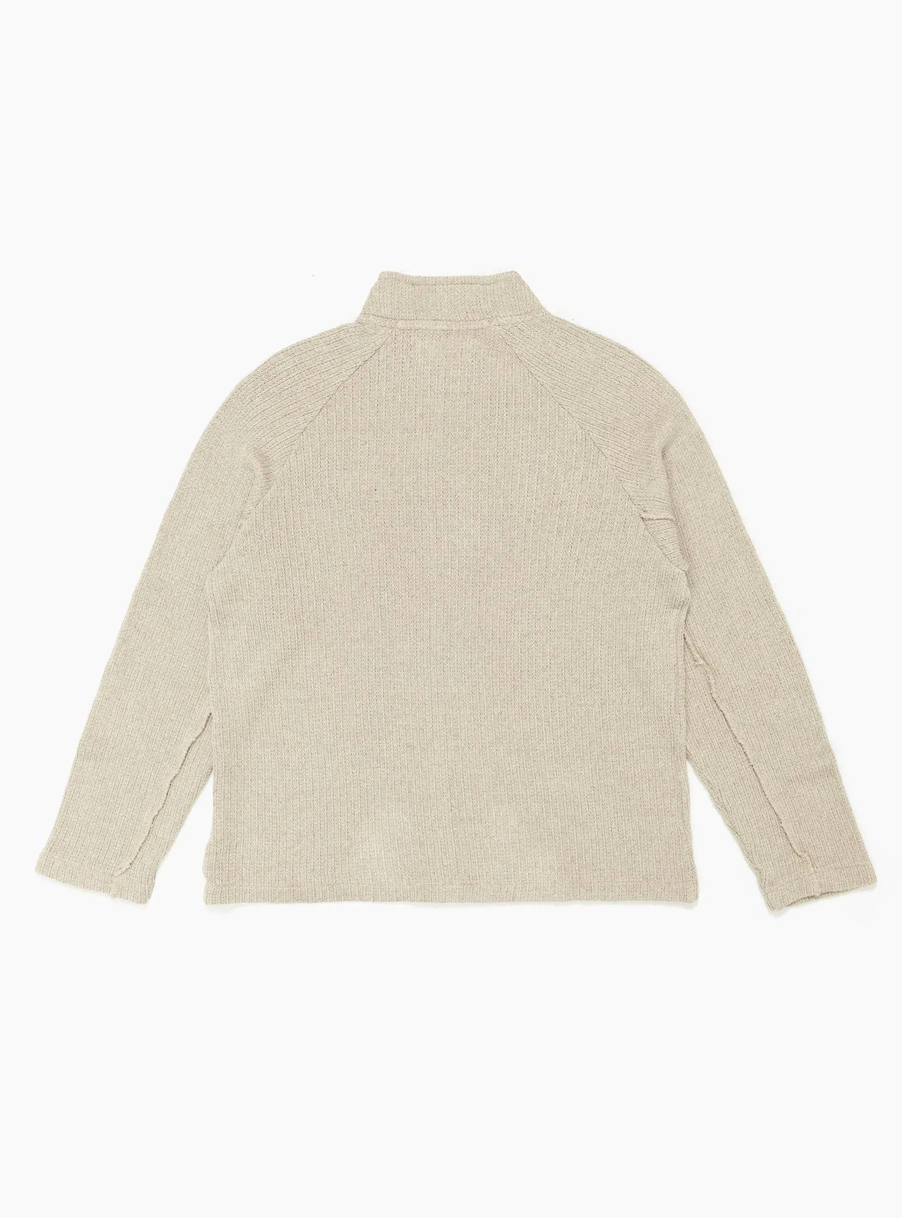 Leisure Zip Up Sweater Oatmeal