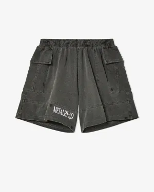 Liberal Youth Ministry - Men's Metalhead Shorts - (Washed Black)