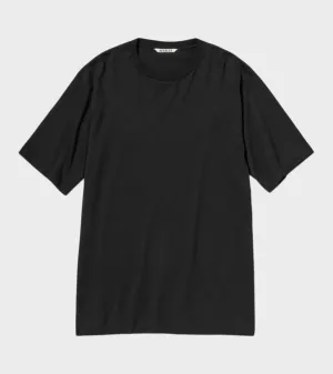 Luster Plaiting Tee Black