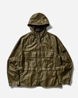 Men's Rafia Zip Hooded Jacket Thyme