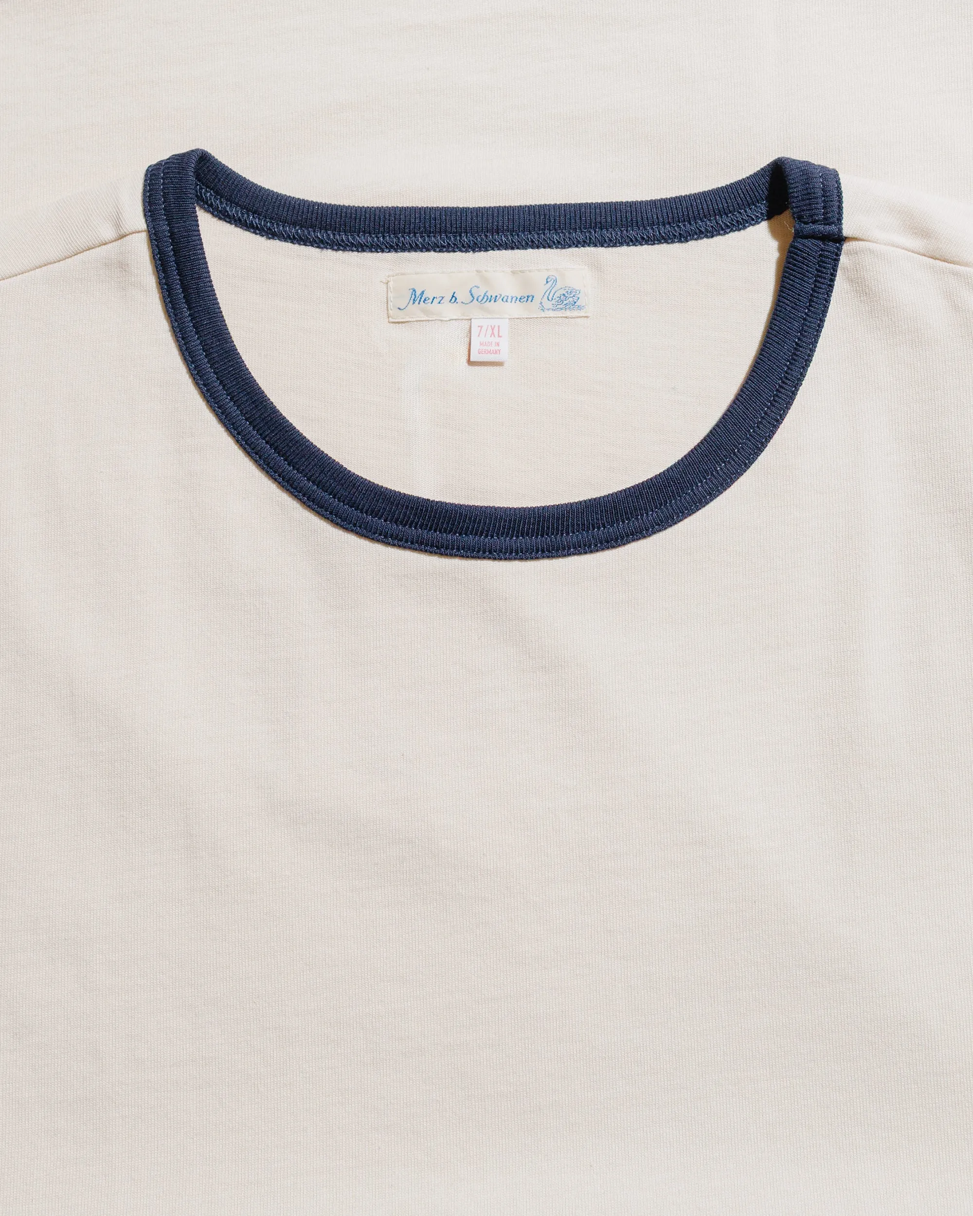 Merz B. Schwanen 2M15B Sturdy Jersey T-Shirt Nature/Ink